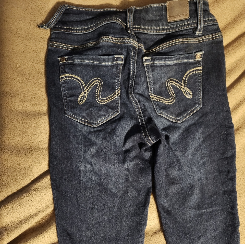 Wallflower dark denim jeans